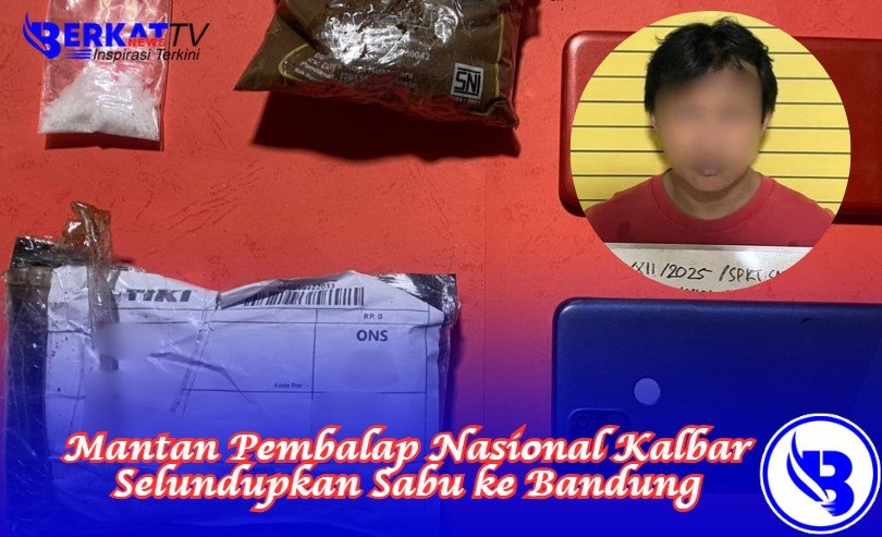 Mantan Pembalap Nasional Kalbar Selundupkan Sabu ke Bandung