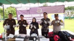 Barang Bukti Kejahatan di Bengkayang Dimusnahkan