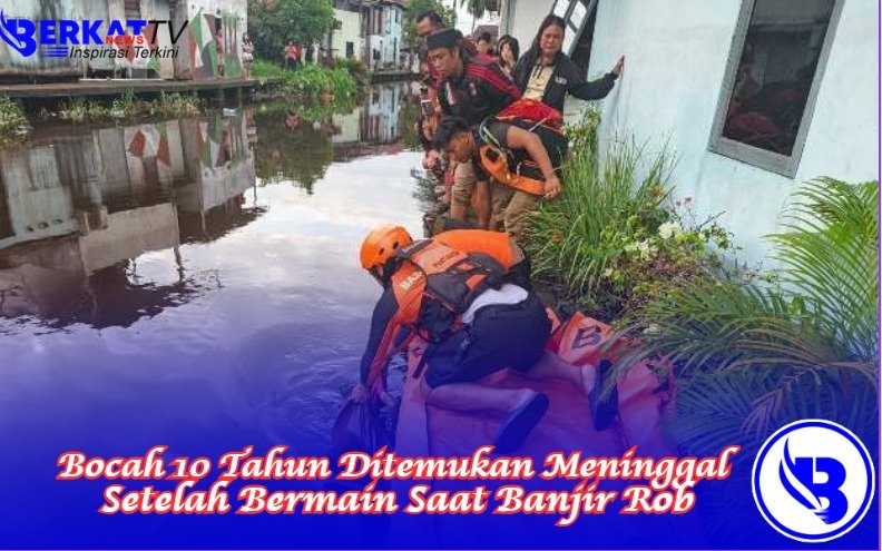 Bocah 10 Tahun Ditemukan Meninggal Setelah Bermain Saat Banjir Rob