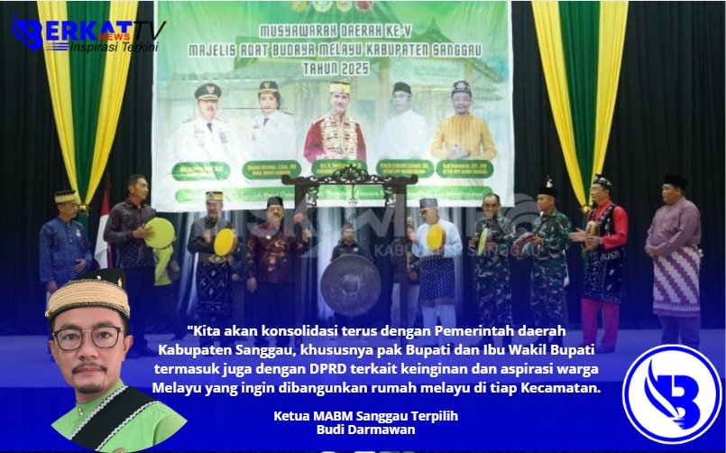 Budi Kembali Pimpin MABM Sanggau, Ontot: Jaga Budaya Melayu di era Moderenisasi