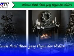 Dekorasi Natal Hitam yang Elegan dan Modern