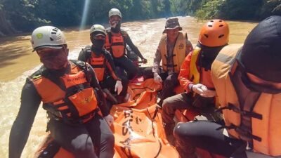 Jasad Afry Ditemukan Meninggal Dunia di Sungai Desa Seles
