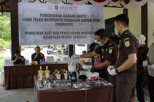 Pemusnahan Barang Bukti dari 73 Perkara Didominasi Narkotika