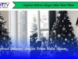 Inspirasi Deskorasi dengan Pohon Natal Hitam
