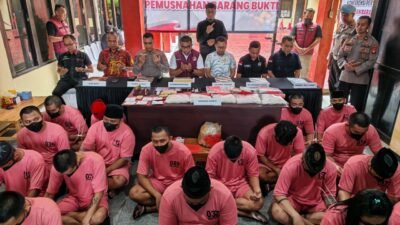 30 Orang Ditangkap Terlibat 24 Kasus Narkotika di Kalbar