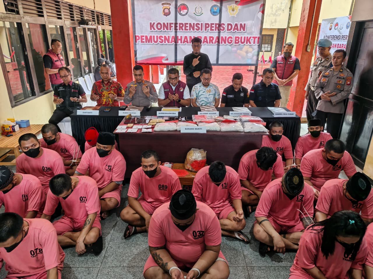 30 Orang Ditangkap Terlibat 24 Kasus Narkotika di Kalbar