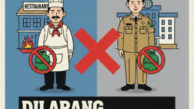 Restoran dan ASN Dilarang Pakai Gas 3 Kg