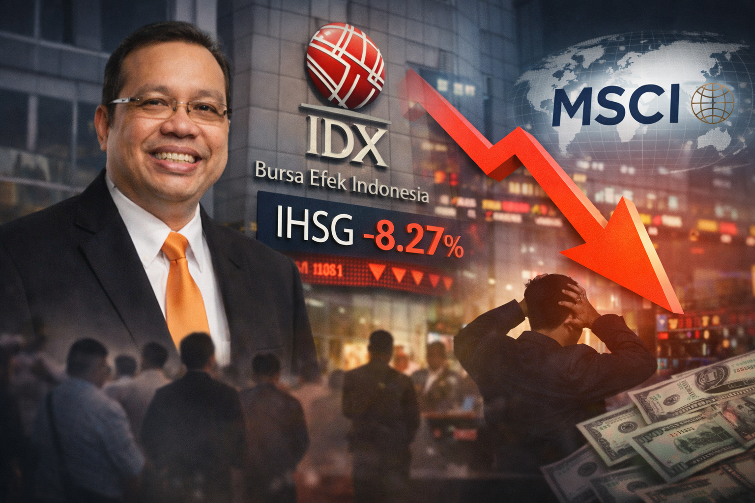 Dirut BEI Mundur Usai IHSG Anjlok, Sentimen MSCI Tekan Kepercayaan Investor