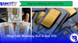 Harga Emas Melambung Naik di Awal 2026