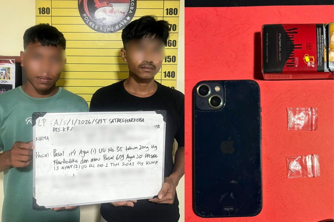 Polisi Sergap Dua Pemuda NTB Pesta Narkoba