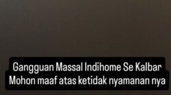 Layanan IndiHome dan Telkomsel di Kalimantan Barat Mengalami Gangguan