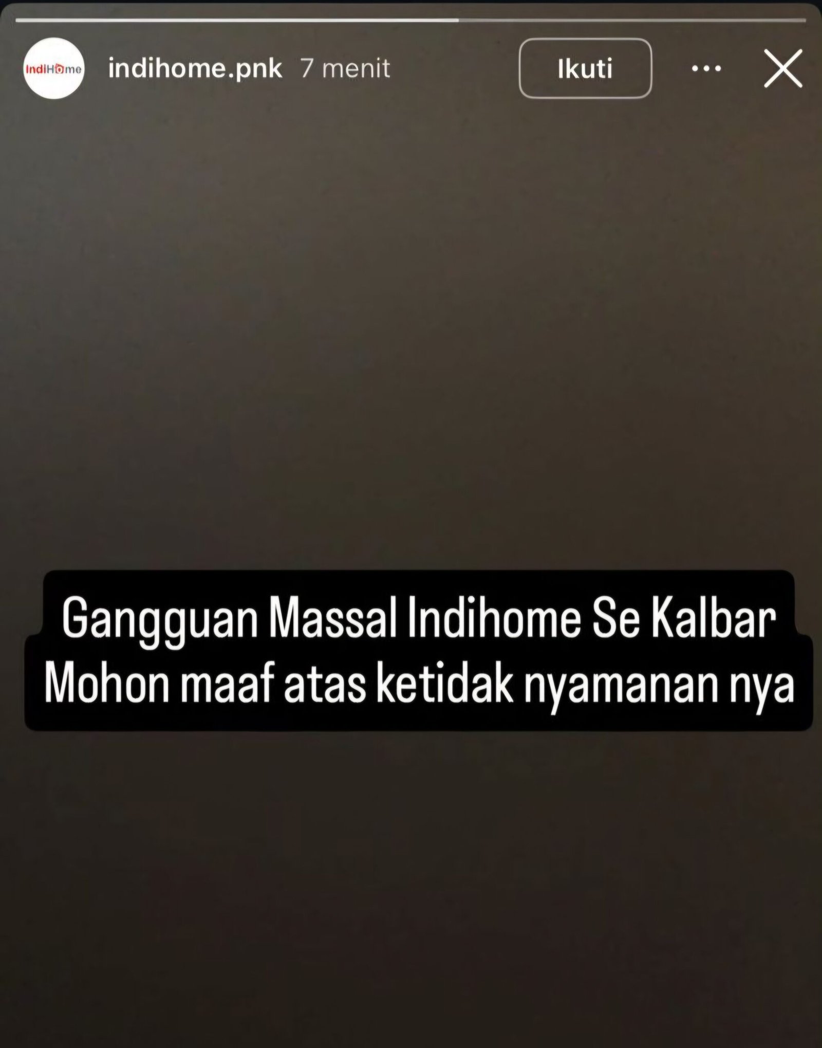 Layanan IndiHome dan Telkomsel di Kalimantan Barat Mengalami Gangguan