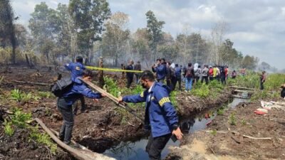 Lahan Terbakar Disegel, Pelaku Terancam Pidana