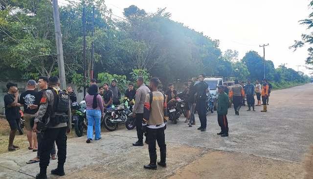 Polisi Amankan Enam Motor Balap Liar Saat Karhutla