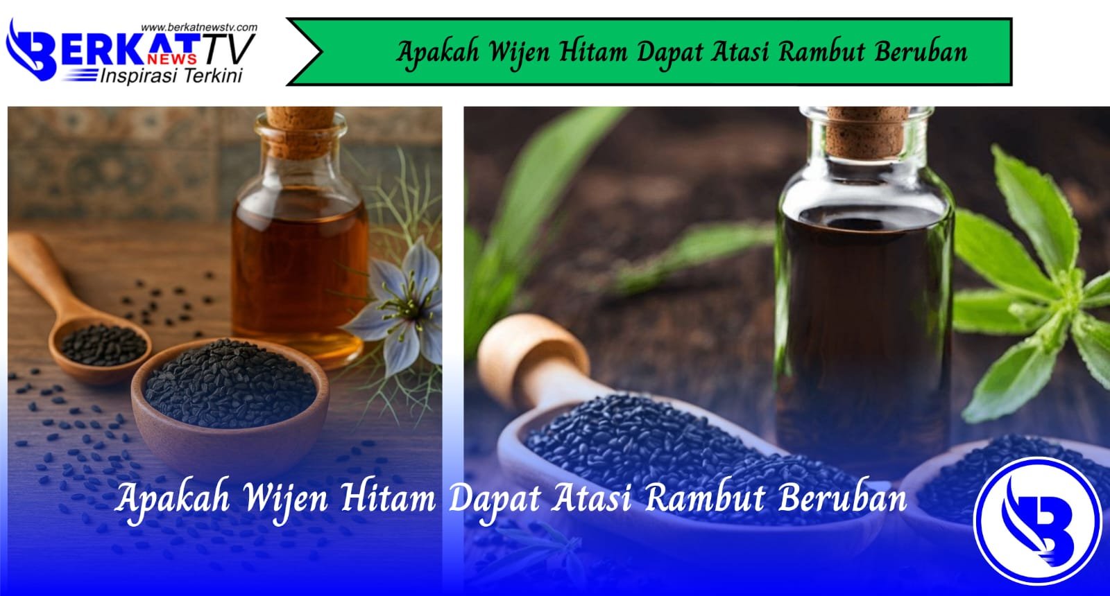 Apakah Wijen Hitam Dapat Atasi Rambut Beruban