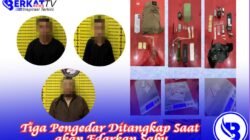 Tiga Pengedar Ditangkap Saat akan Edarkan Sabu