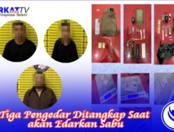 Tiga Pengedar Ditangkap Saat akan Edarkan Sabu