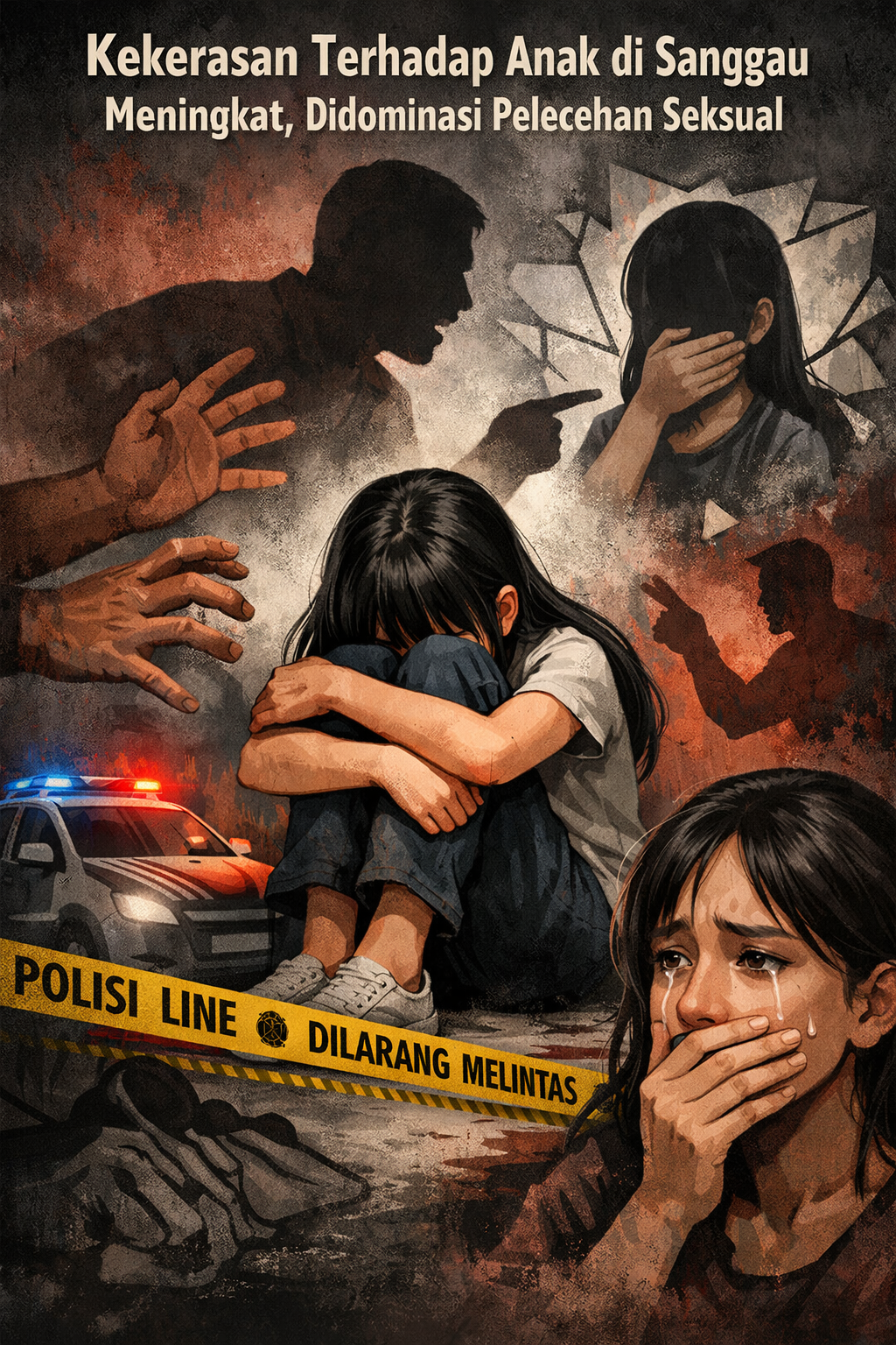 Kekerasan Terhadap Anak di Sanggau Meningkat, Didominasi Pelecehan Seksual