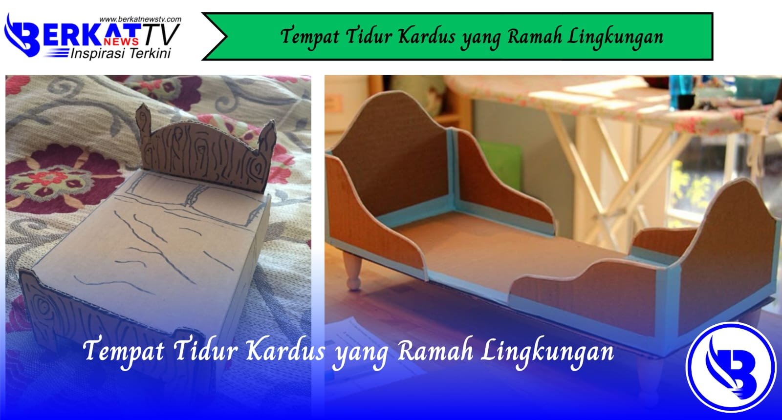 Tempat Tidur Kardus yang Ramah Lingkungan