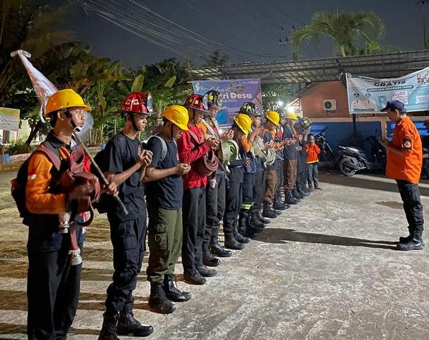 Relawan Damkar Swadesi Assalam Dilatih Hadapi Situasi Darurat