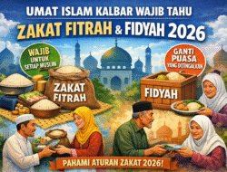 Umat Islam Kalbar Wajib Tahu Zakat Fitrah dan Fidyah 2026