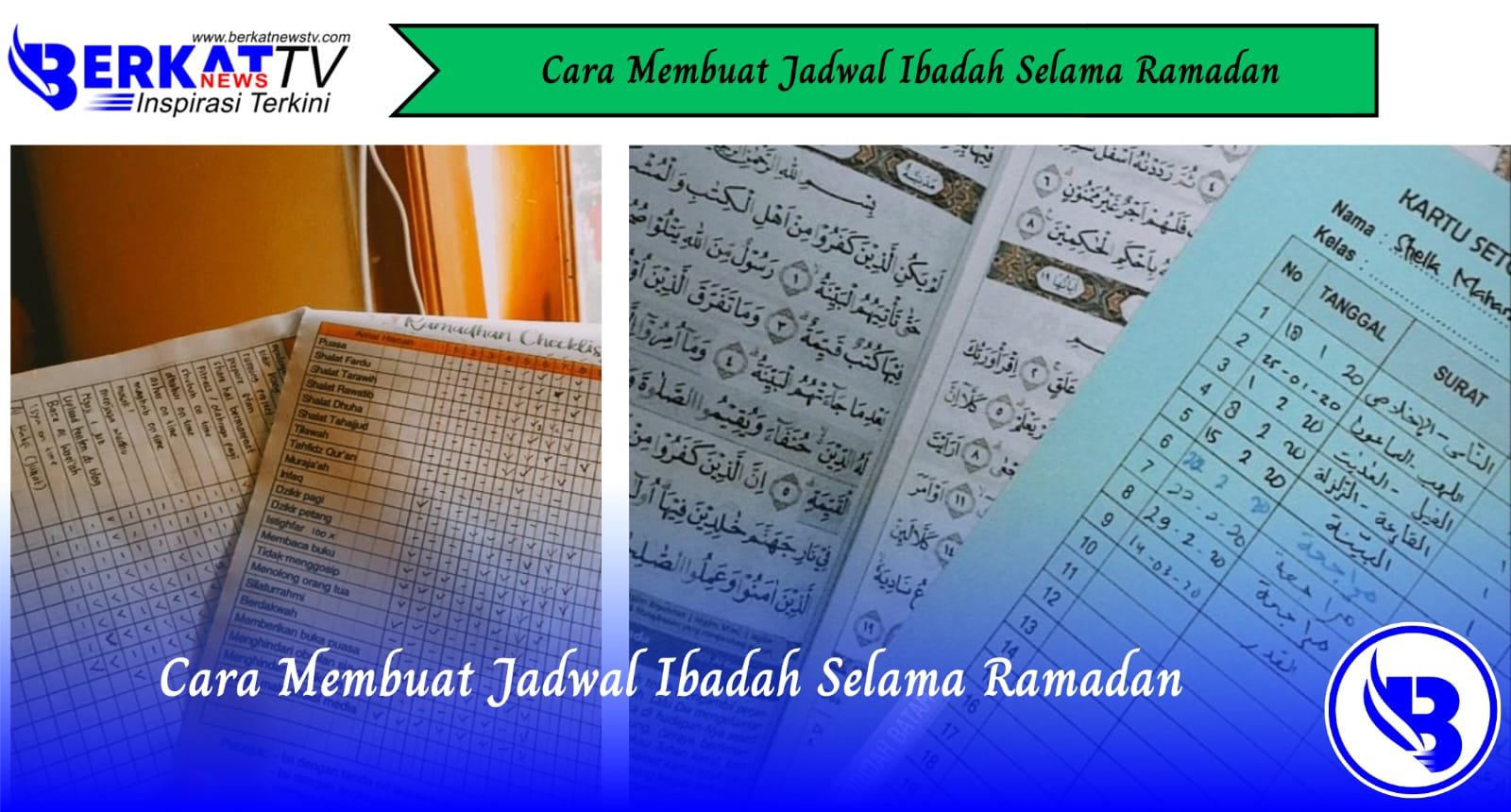 Cara Membuat Jadwal Ibadah Selama Ramadan
