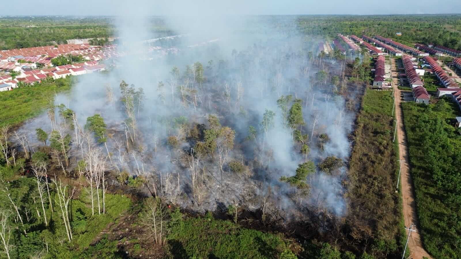 Lahan 7,2 Hektare Terbakar Disegel