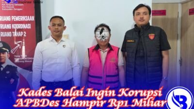 Kades Balai Ingin Korupsi APBDes Hampir Rp1 Miliar