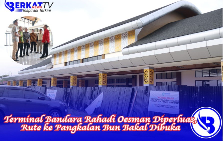 Terminal Bandara Rahadi Oesman Diperluas, Rute ke Pangkalan Bun Bakal Dibuka