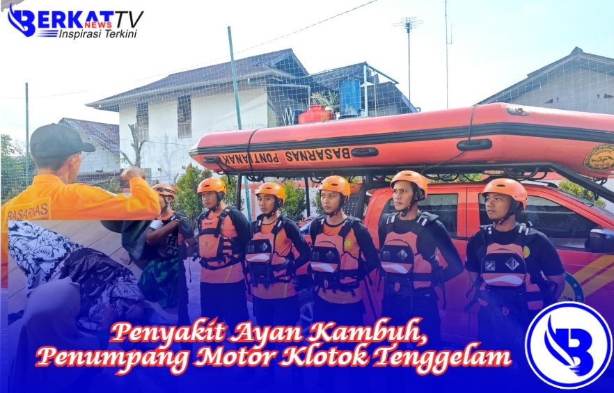 Penyakit Ayan Kambuh, Penumpang Motor Klotok Tenggelam