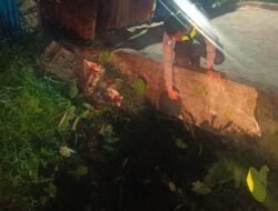 Pemotor Tewas Saat Terjun ke Parit