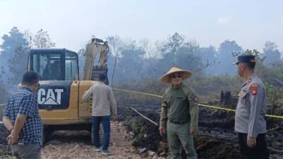 Polisi Segel 9 Titik Lahan Karhutla. Pemilik Terancam 5 Tahun Penjara