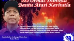 222 Ormas Diminta Bantu Atasi Karhutla