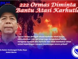 222 Ormas Diminta Bantu Atasi Karhutla