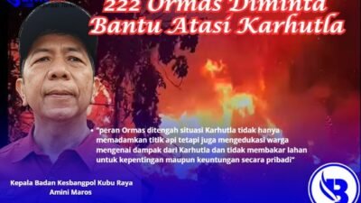 222 Ormas Diminta Bantu Atasi Karhutla