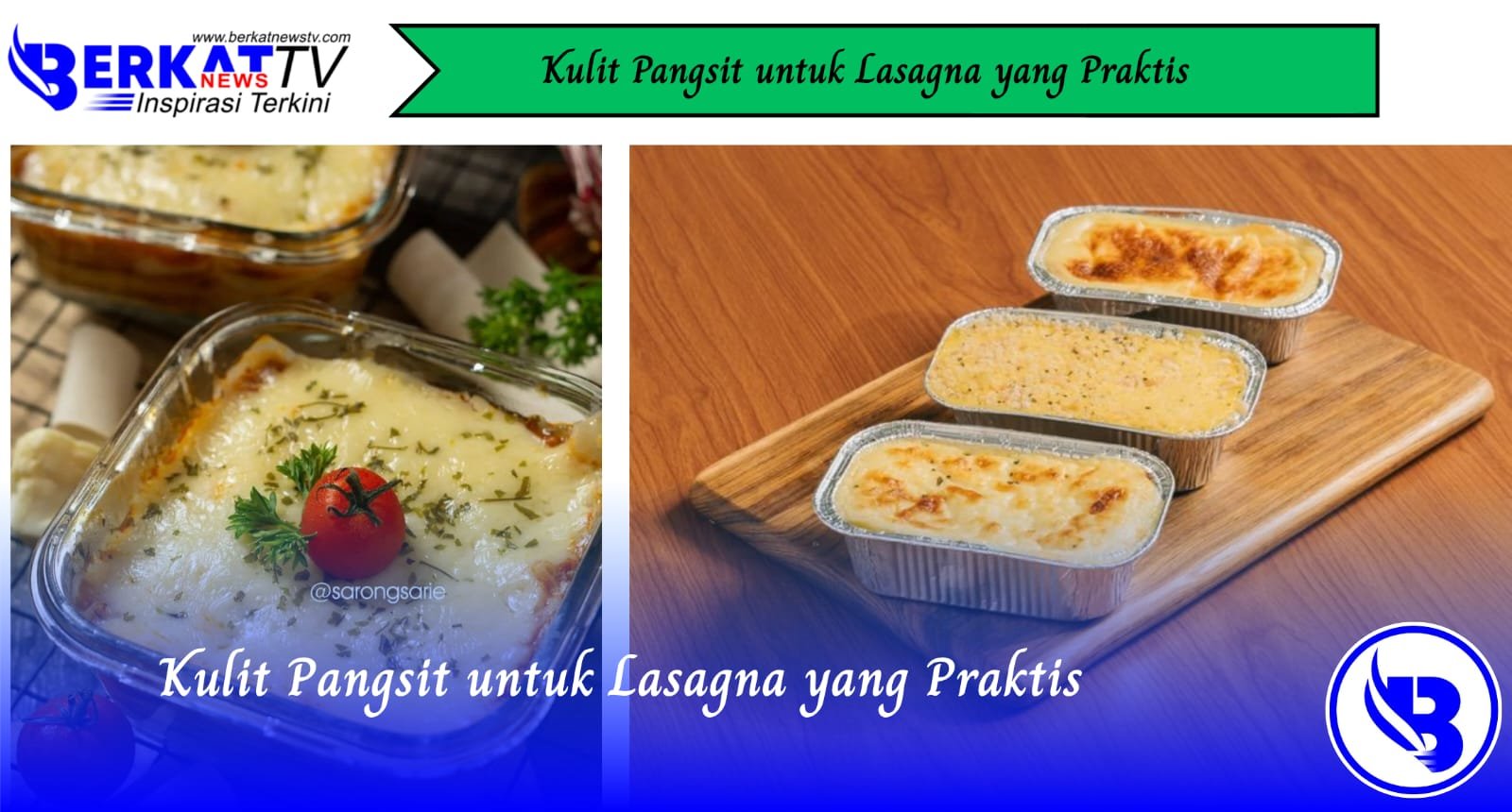 Kulit Pangsit untuk Lasagna yang Praktis