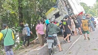 Bus Damri Kecelakaan di Sanggau, Dua Orang Meninggal Dunia