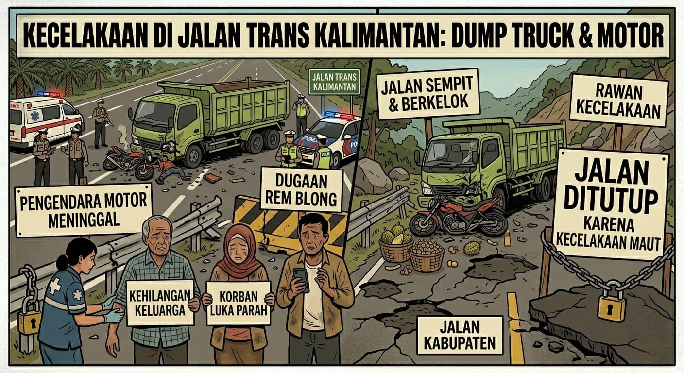Lagi, Trans Kalimantan Makan Korban