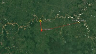 Helikopter Hilang Kontak Dilaporkan Meledak di Nanga Taman