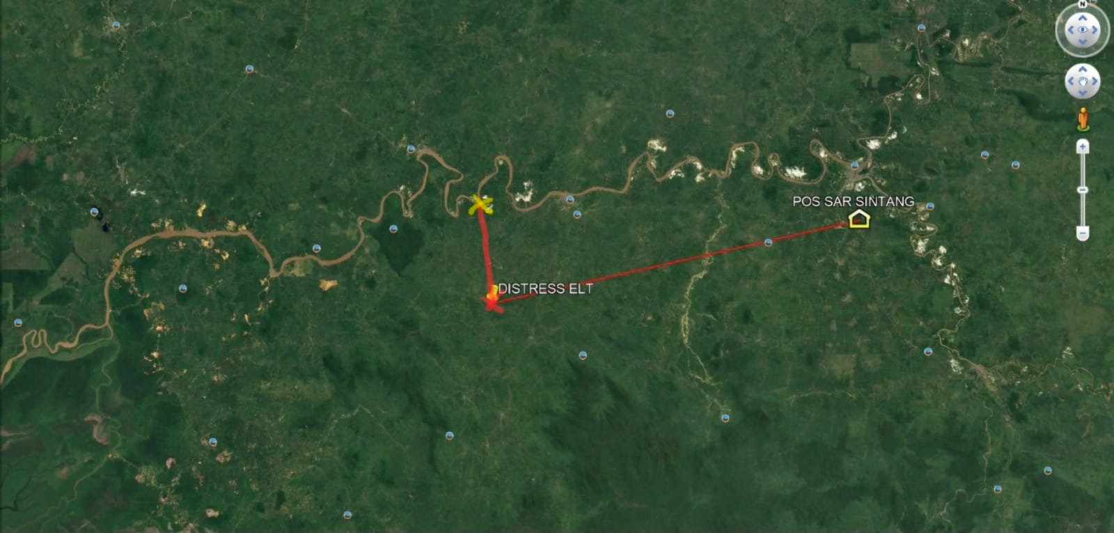 Helikopter Hilang Kontak Dilaporkan Meledak di Nanga Taman