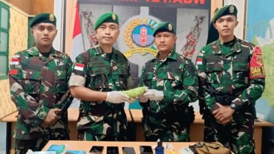 Satgas Pamtas Gagalkan Penyelundupan 1.664 Butir Ekstasi