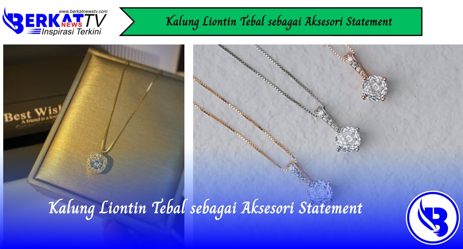 Kalung Liontin Tebal sebagai Aksesori Statement