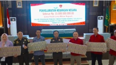 Lagi, Kejati Kalbar Selamatkan Rp55 Miliar Uang Korupsi Bauksit. Tersangka Belum Ditetapkan