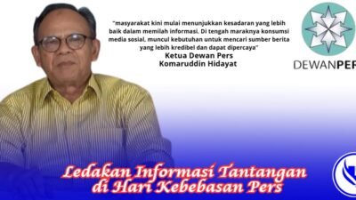 Ledakan Informasi Tantangan di Hari Kebebasan Pers