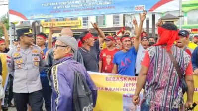 Polres Sanggau Minta Waktu Tiga Hari Didemo Soal PETI