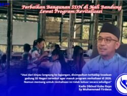 Perbaikan Bangunan SDN di Kali Bandung Lewat Program Revitalisasi