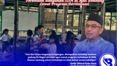 Perbaikan Bangunan SDN di Kali Bandung Lewat Program Revitalisasi
