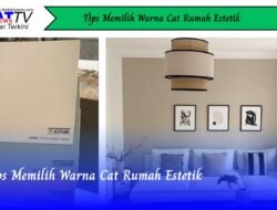 Tips Memilih Warna Cat Rumah Estetik
