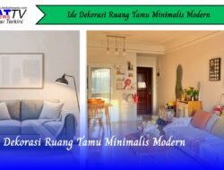 Ide Dekorasi Ruang Tamu Minimalis Modern