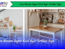 Cara Menata Dapur Kecil Agar Terlihat Rapi